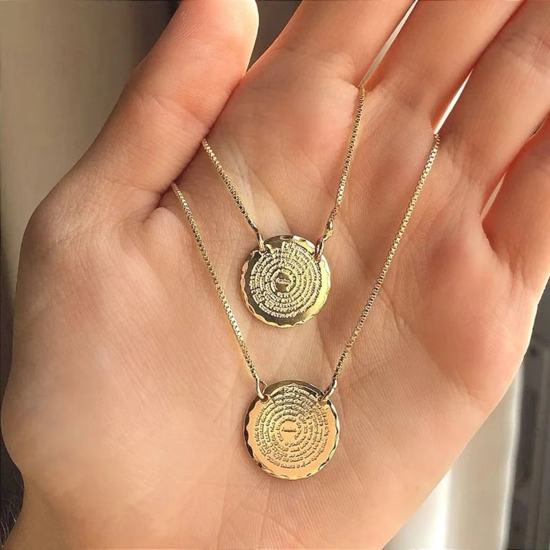 Escapulário Oração do Pai Nosso - Prata 925 e Ouro 18K