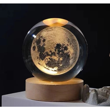 Luminária de Cristal - Esfera de Led (Base Inclusa)